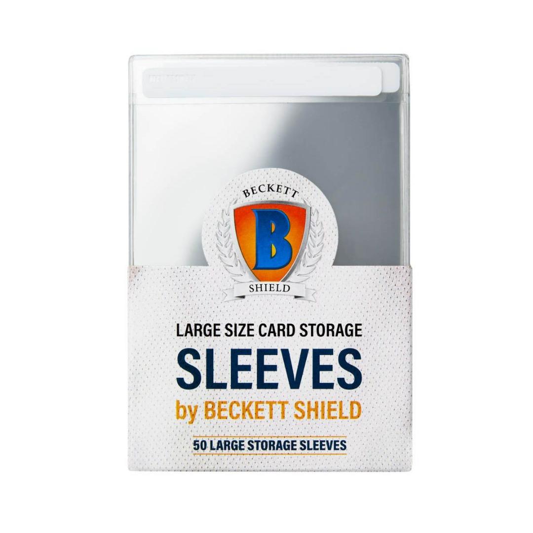Beckett Shield - 50 protège-cartes de Rangement - Large