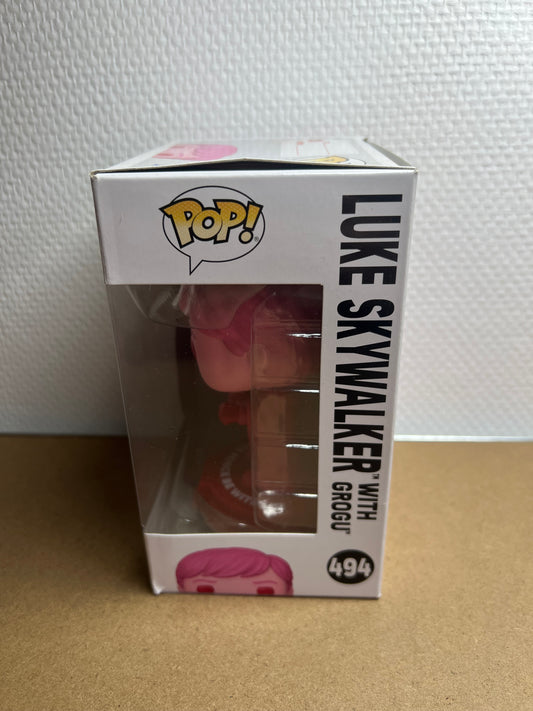 Figurine Funko Pop Luke Skywalker with grogu #494