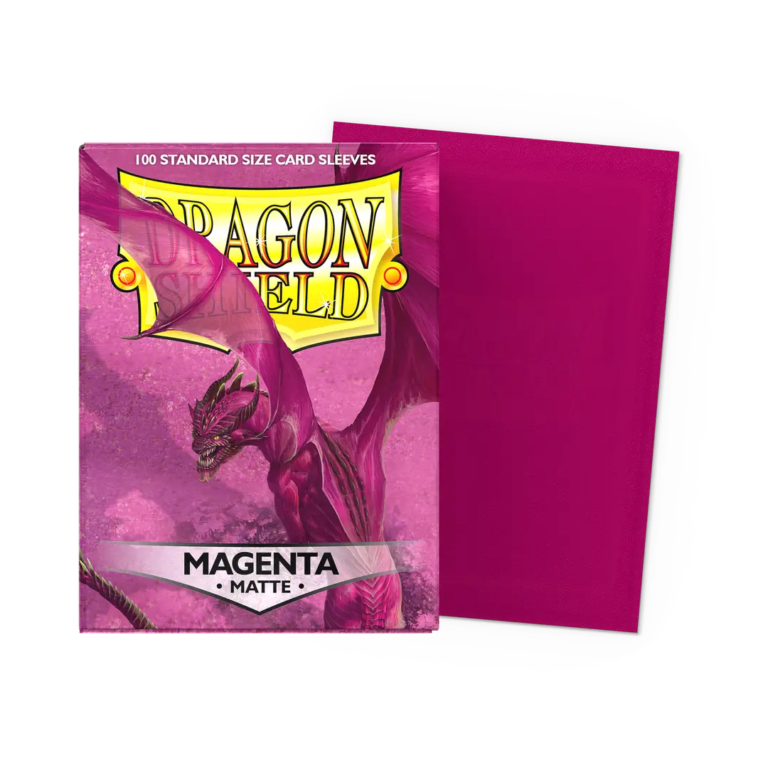 Dragon Shield - 100 protège-cartes standard Mat - Magenta