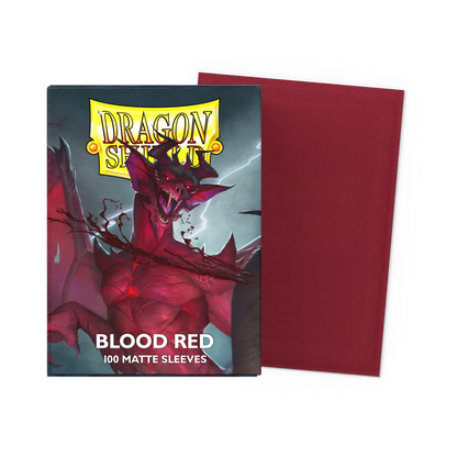 Dragon Shield - 100 protège-cartes standard Mat - Blood Red